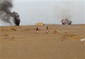 یمن| انهدام 4 خودروی نظامی مزدوران سعودی در ساحل غربی