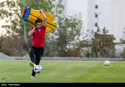 تمرین تیم ملی فوتبال ایران