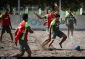 برگزاری سومین اردوی تیم ملی فوتبال ساحلی در مرکز ملی فوتبال