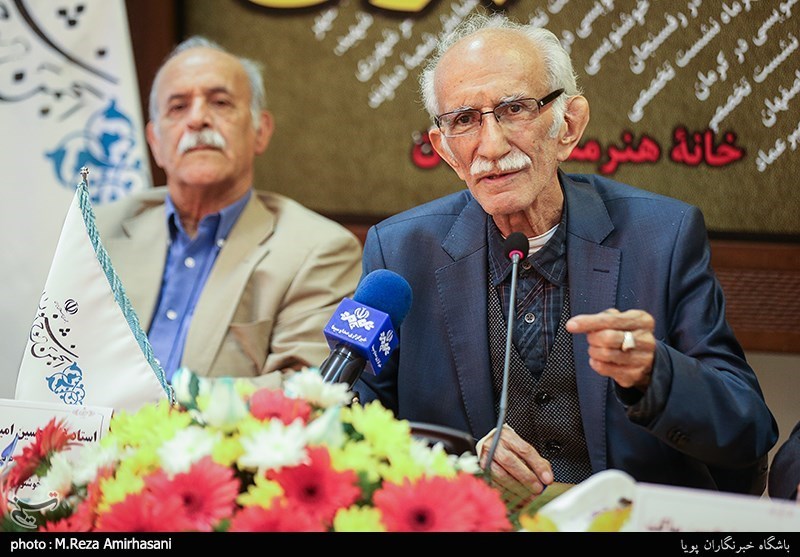 غلامحسین امیرخانی رئیس شورای عالی انجمن خوشنویسان ایران
