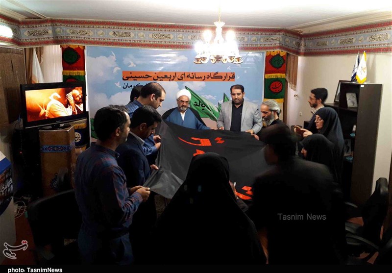 افتتاح قرارگاه رسانه‌ای اربعین حسینی کرمان به روایت تصویر
