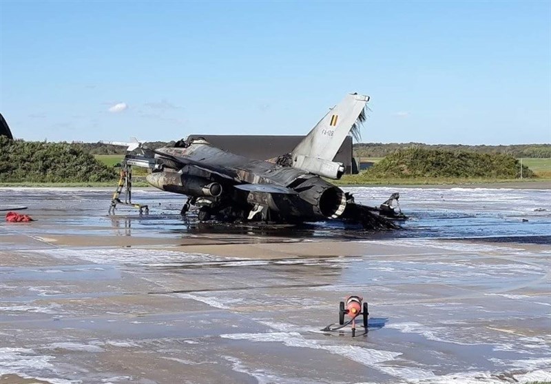 ˈآتش خودیˈ علت نابودی اف-16 بلژیک