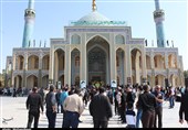 عزاداری مردم کاشان در آستان مقدس آقا علی عبّاس و سید محمّد(ع)+تصاویر