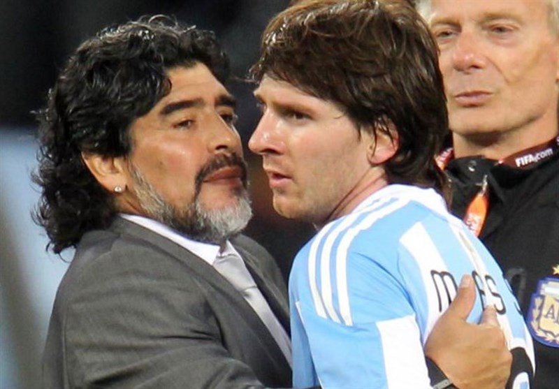 فوتبال جهان| حمله عجیب دیه‌گو مارادونا به لیونل مسی!