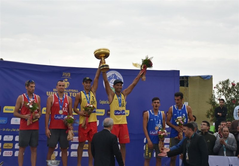 مازندران| ایران قهرمان تور جهانی تک ستاره والیبال ساحلی شد