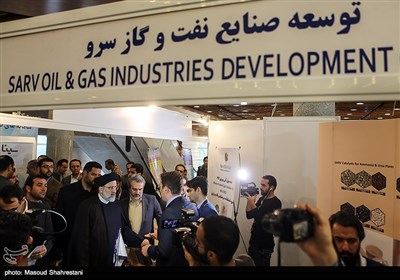  بازدید حجت‌ الاسلام‌ رئیسی از نمایشگاه شرکت‌های دانش‌بنیان