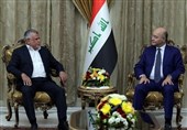 دیدار رئیس ائتلاف الفتح با رئیس جمهوری عراق