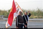 اربعین حسینی| پای سخنان خادمان موکبهای حسینی در مرز چذابه+فیلم