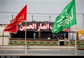خوزستان| استقبال مردم هندیجان از کاروان‌های پیاده‌روی زائران اربعین حسینی+تصاویر