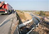 19 کشته به دنبال سقوط کامیون مهاجرین به رودخانه در ترکیه