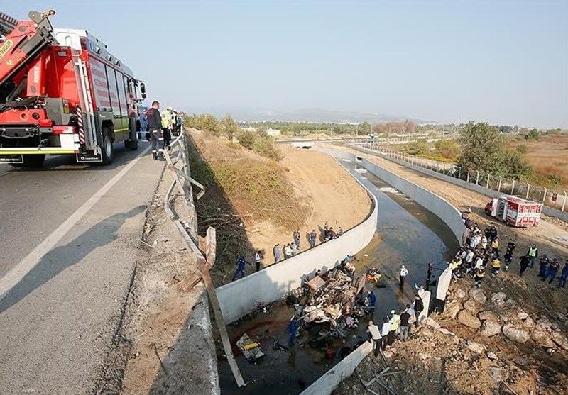 19 کشته به دنبال سقوط کامیون مهاجرین به رودخانه در ترکیه