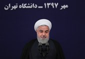 روحانی در دانشگاه تهران: هر روز قیمت اجناس را می‌بینم/می‌دانم وضع زندگی مردم چگونه است