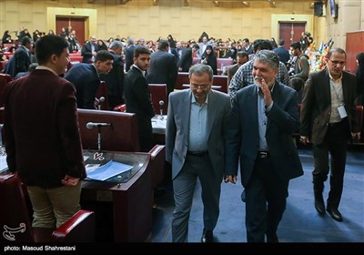 سید عباس صالحی وزیر فرهنگ و ارشاد اسلامی در افتتاحیه نهمین دوره مجلس دانش آموزی