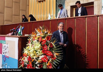 سید عباس صالحی وزیر فرهنگ و ارشاد اسلامی در افتتاحیه نهمین دوره مجلس دانش آموزی