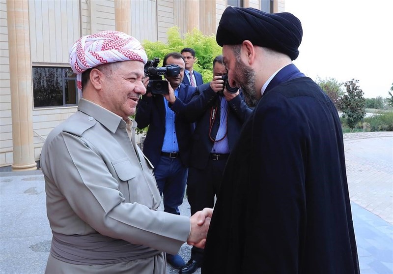 عراق|دیدار حکیم و بارزانی در اربیل؛ تاکید صالح بر ضرورت تشکیل دولتی قوی