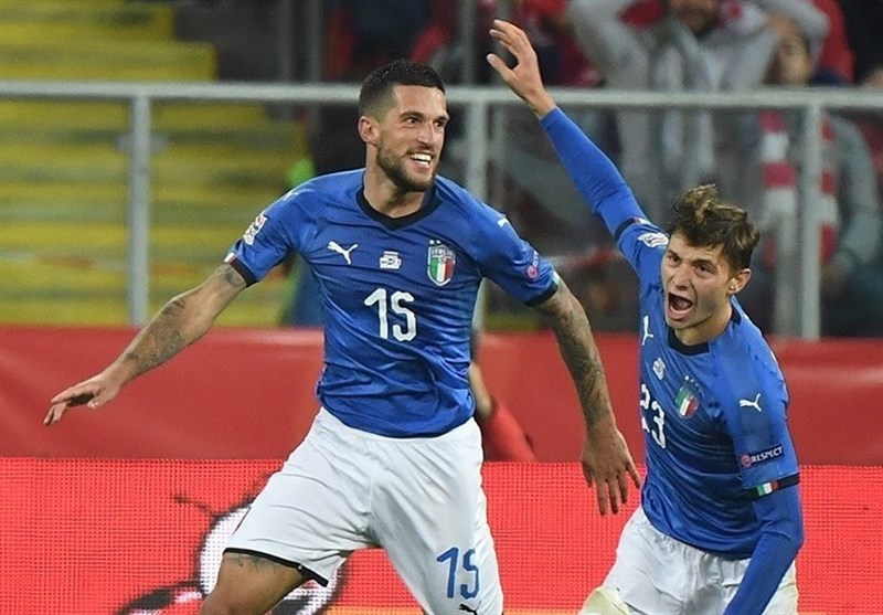 فوتبال جهان| ایتالیا با برتری دیرهنگام باعث سقوط لهستان شد
