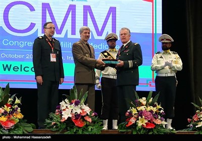 امیر سرتیپ امیر حاتمی وزیر دفاع در مراسم اختتامیه‌ چهارمین همایش بین‌المللی طب نظامی آسیا پاسیفیک 