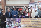 مراسم استقبال از قهرمانان پارآسیایی گلستان برگزار شد