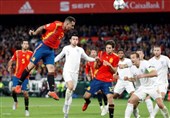 فوتبال جهان| انگلیس با پیروزی به روند خوب اسپانیا پایان داد