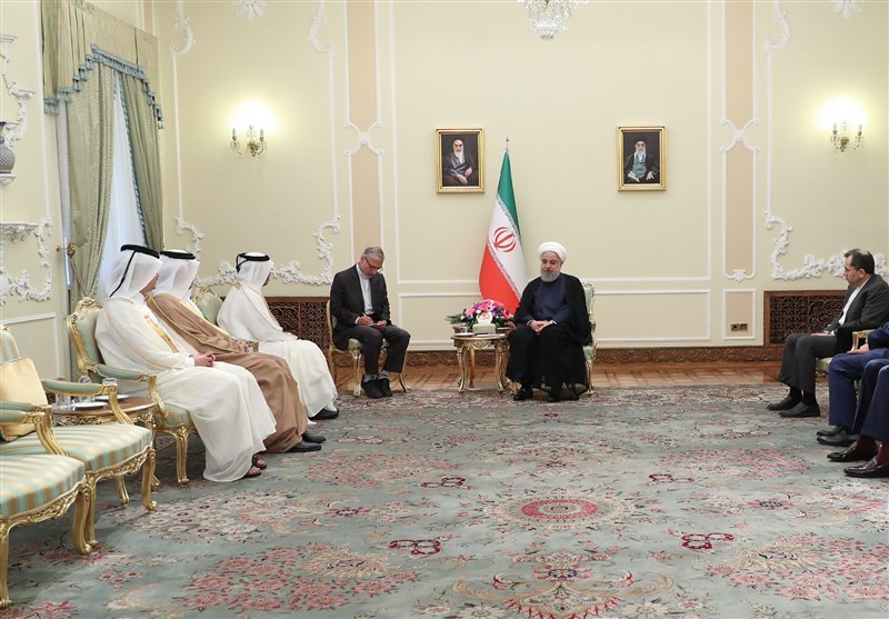 روحانی در دیدار سفیر قطر: دخالت سایر کشورها در امور داخلی کشورهای همسایه قابل قبول نیست