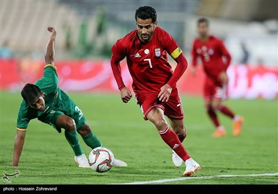 دیدار تیم های فوتبال ایران و بولیوی