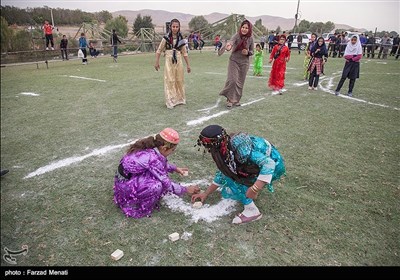 جشنواره بازیهای بومی محلی در روستای ماوا-کرمانشاه