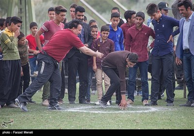 جشنواره بازیهای بومی محلی در روستای ماوا-کرمانشاه