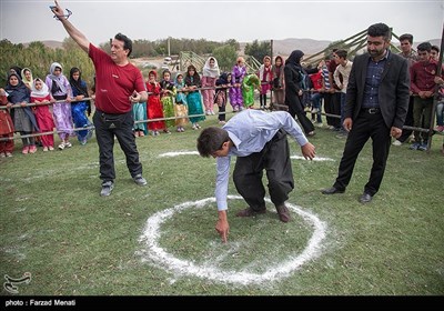 جشنواره بازیهای بومی محلی در روستای ماوا-کرمانشاه