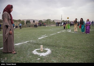 جشنواره بازیهای بومی محلی در روستای ماوا-کرمانشاه