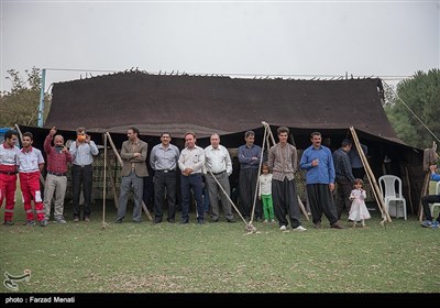 جشنواره بازیهای بومی محلی در روستای ماوا-کرمانشاه