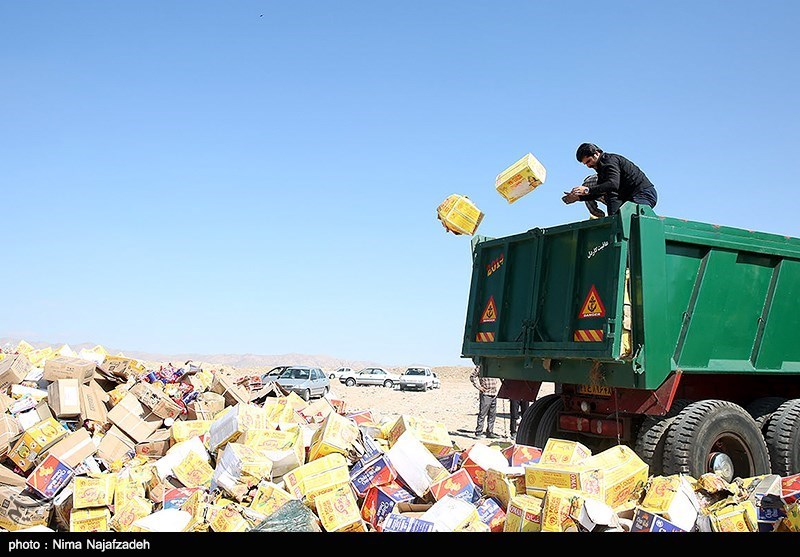 300 تن کالای قاچاق در استان تهران امحا شد