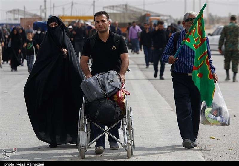 خروج 73 هزار و 657 زائر اربعین از مرز مهران در 24 ساعت گذشته