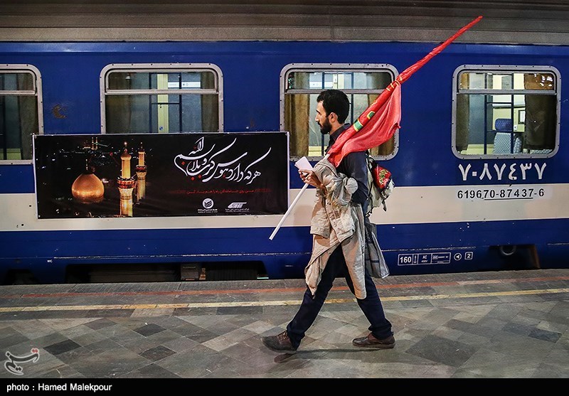 اربعین حسینی| روزانه 15 رام رفت و برگشت قطار زائران اربعین را جابه‌جا می‌کند