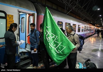 آغاز اعزام زائران اربعین حسینی با قطار