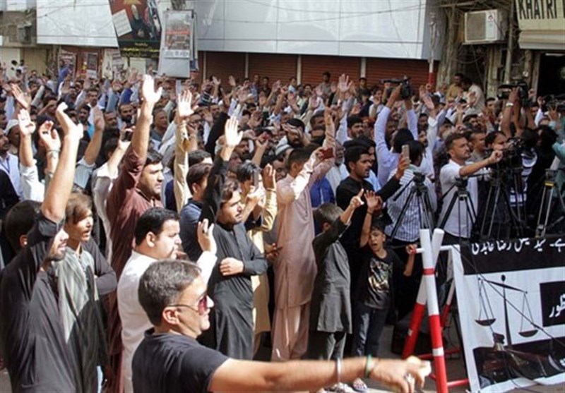 فیصل رضا عابدی کی گرفتار کےخلاف مظاہروں کا سلسلہ جاری