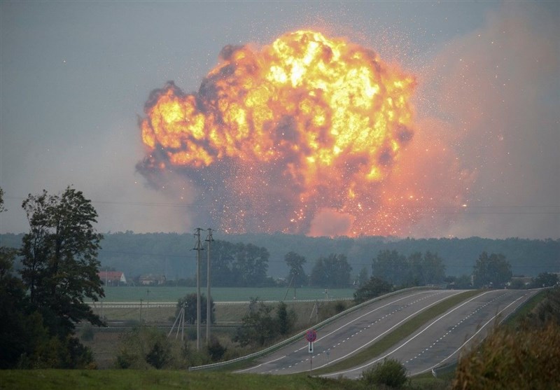 آتش‌سوزی 40 درصد انبارهای مهمات نظامی اوکراین را از بین برده است
