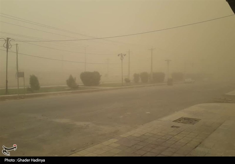 خوزستان|هجوم گردوخاک به بندرماهشهر/مدارس تعطیل شدند