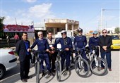 ورود دوچرخه سواران همدانی به استان ایلام برای حضور در مراسم اربعین