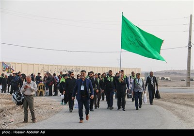 خروج زائران اربعین حسینی از مرز شلمچه