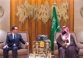 دیدار وزیر خزانه‌داری آمریکا با بن سلمان