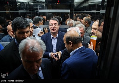 حضور رضا رحمانی وزیر پیشنهادی صنعت، معدن و تجارت در جمع اعضای اتاق بازرگانی ایران