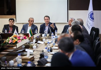 سخنرانی رضا رحمانی وزیر پیشنهادی صنعت، معدن و تجارت در جمع اعضای اتاق بازرگانی ایران