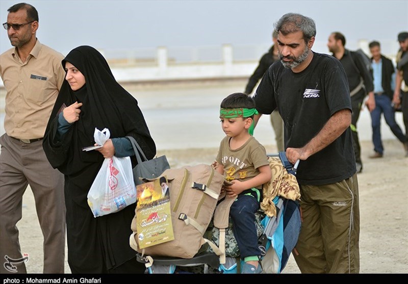بازگشت 400 هزار زائر آسمانی عتبات عالیات از مرزهای خوزستان