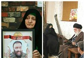 مشهد| مادر شهید «محرابی» از شهدای مدافع حرم به فرزند شهیدش پیوست