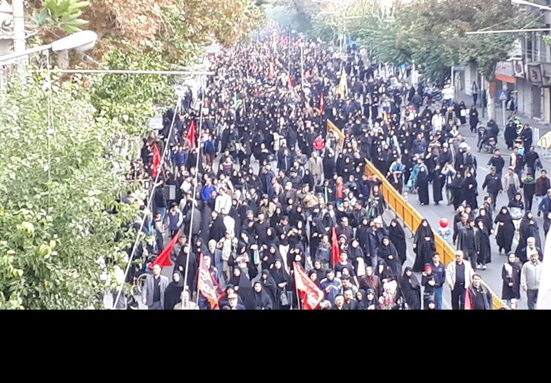 راهپیمایی بزرگ &quot;جاماندگان اربعین حسینی&quot; در تهران آغاز شد