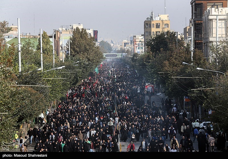 گزارش ویدیویی تسنیم از راهپیمایی جاماندگان اربعین حسینی در تهران