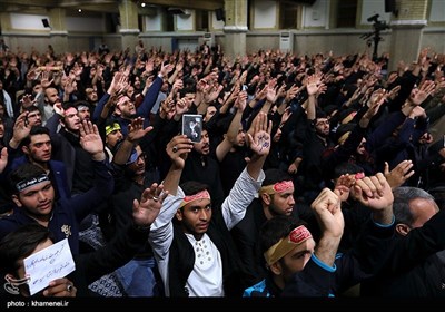 مراسم عزاداری اربعین سیدالشهدا(ع) با حضور هیئت‌های دانشجویی در حسینیه امام خمینی (ره)