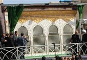 بوشهر|رونمایی از ساخت ضریح خیمه‌گاه حضرت قاسم(ع) در برازجان به‌روایت تصویر