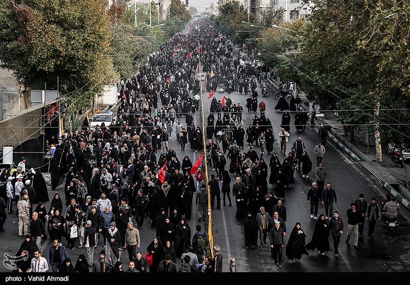 Grand Procession Held in Tehran to Commemorate Arbaeen