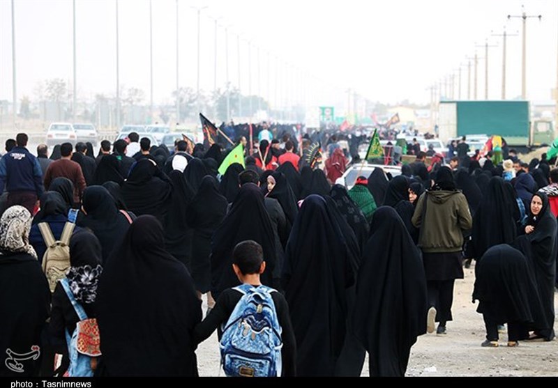 راهپیمایی جاماندگان اربعین حسینی در استان مرکزی به روایت تصویر